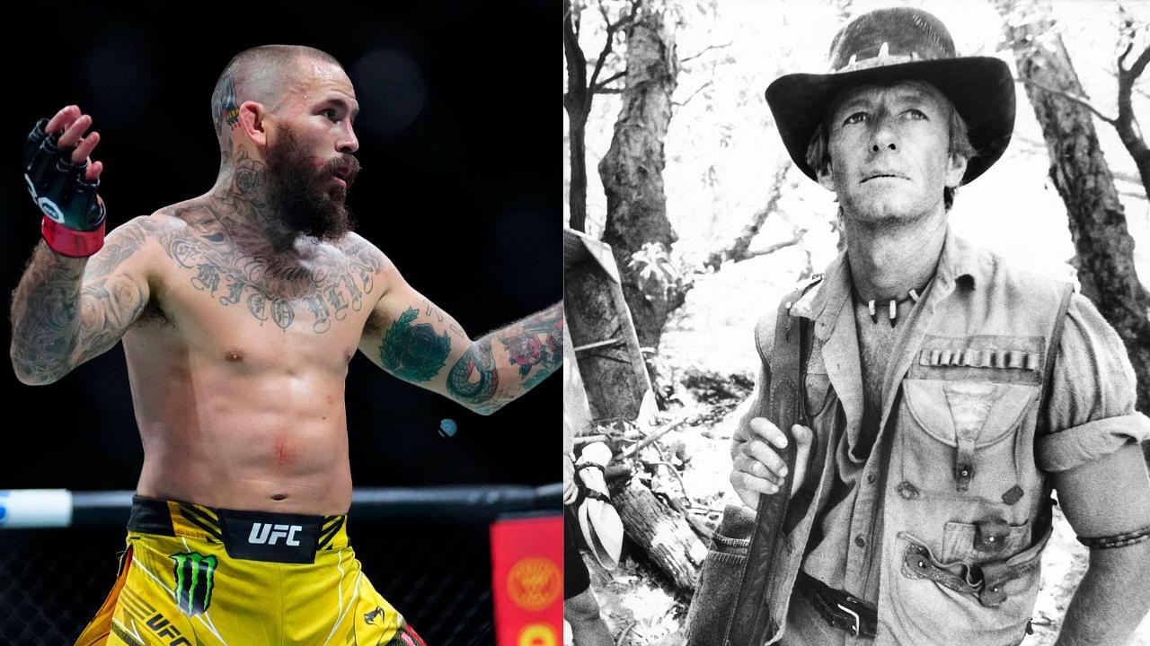 Marlon Vera (L), Crocodile Dundee (R)