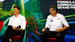 STEINER Guenther (ita), Team Principal of Haas F1 team, portrait WOLFF Toto (aut), Team Principal & CEO of Mercedes AMG F1 Team, portrait during the Formula 1 Azerbaijan Grand Prix 2022