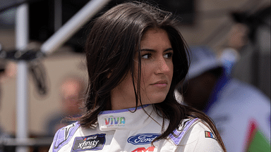 Jun 8, 2024; Sonoma, California, USA; NASCAR Xfinity Series driver Hailie Deegan (15) before the start of the NASCAR Xfinity Sonoma 250 at Sonoma Raceway. Mandatory Credit: Stan Szeto-Imagn Images