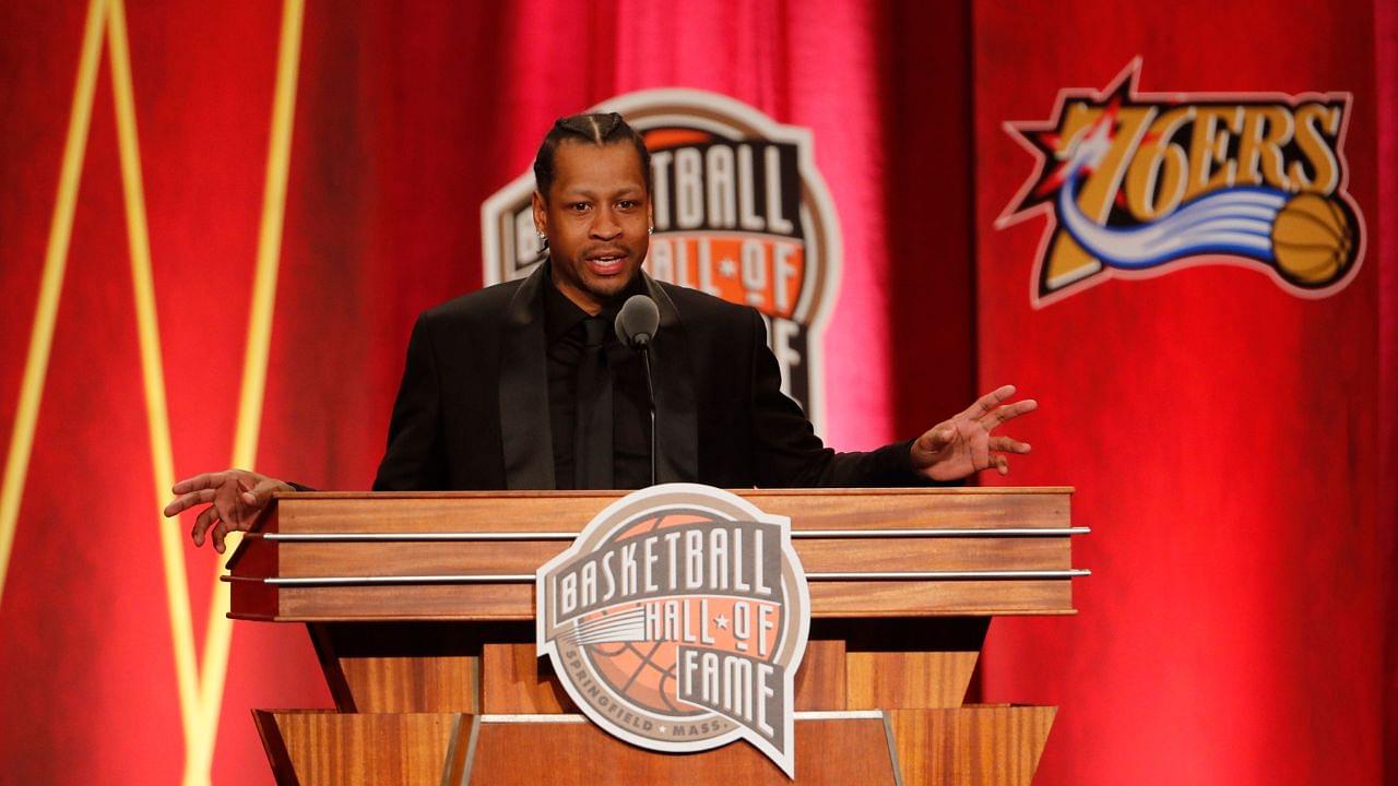 Allen Iverson Basketball: Hall of Fame Enshrinement