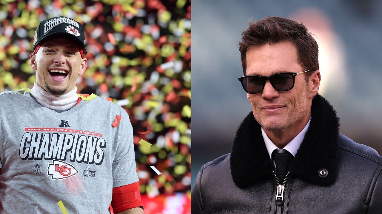 Patrick Mahomes and Tom Brady