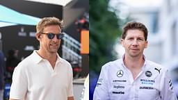 Jenson Button (L) and James Vowles (R)