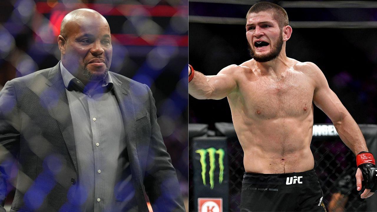 Daniel Cormier (L), Khabib Nurmagomedov (R)