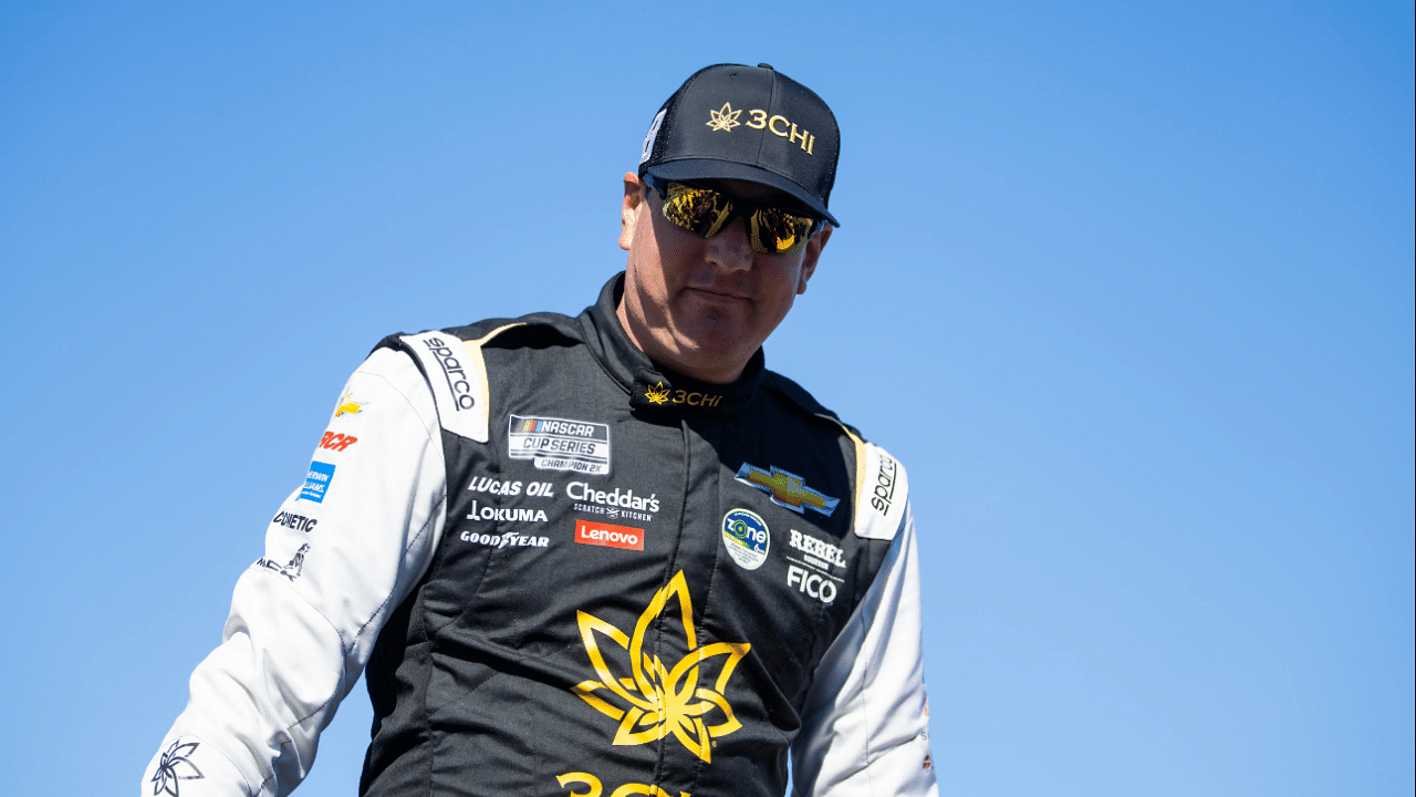 Nov 10, 2024; Avondale, Arizona, USA; NASCAR Cup Series driver Kyle Busch (8) during the NASCAR Cup Series Championship race at Phoenix Raceway. Mandatory Credit: Mark J. Rebilas-Imagn Images