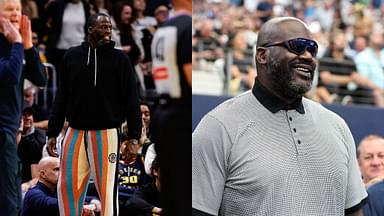 Draymond Green (L) and Shaquille O'Neal (R)