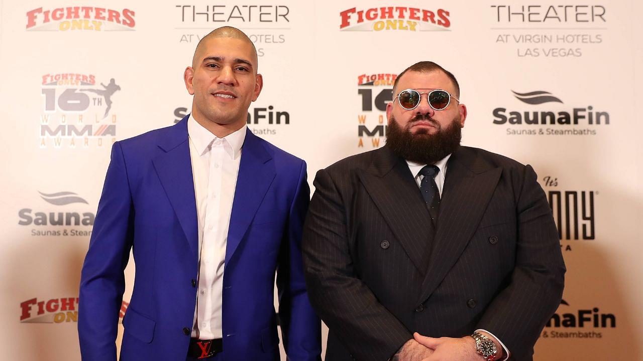 Alex Pereira and Plinio Cruz walks the red carpet at the Fighters Only World MMA Awards at The Theatre at Virgin Hotels on December 5, 2024 in Las Vegas, Nevada. Las Vegas USA - ZUMAp175 20241205_zsa_p175_074 Copyright: xAlejandroxSalazarx