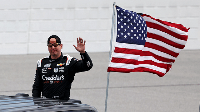 NASCAR Cup Series driver Kyle Busch (8) before the GEICO 500 at Talladega Superspeedway.