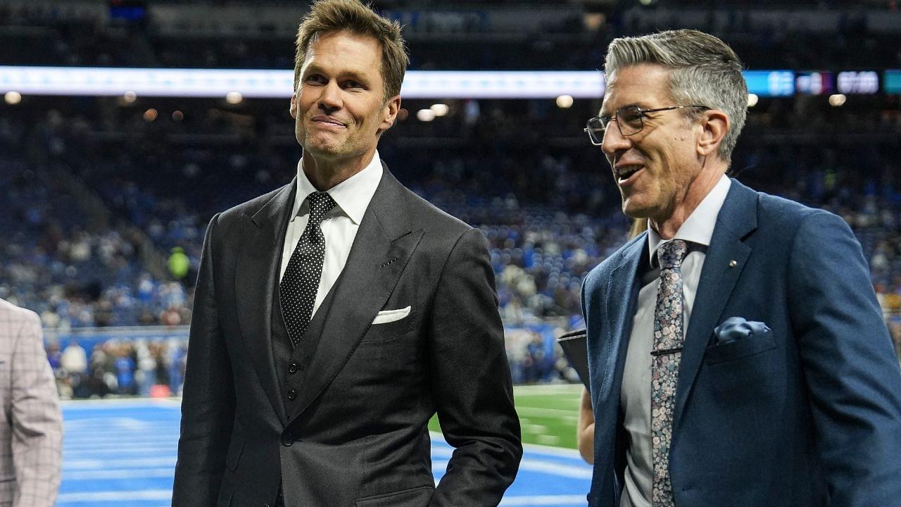 Tom Brady and Kevin Burkhardt