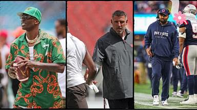 Chad Johnson, Mike Vrabel and Jerod Mayo