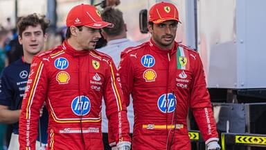 8.December.2024; Charles Leclerc and Carlos Sainz of Scuderia Ferrari during Formula One Abu Dhabi GP