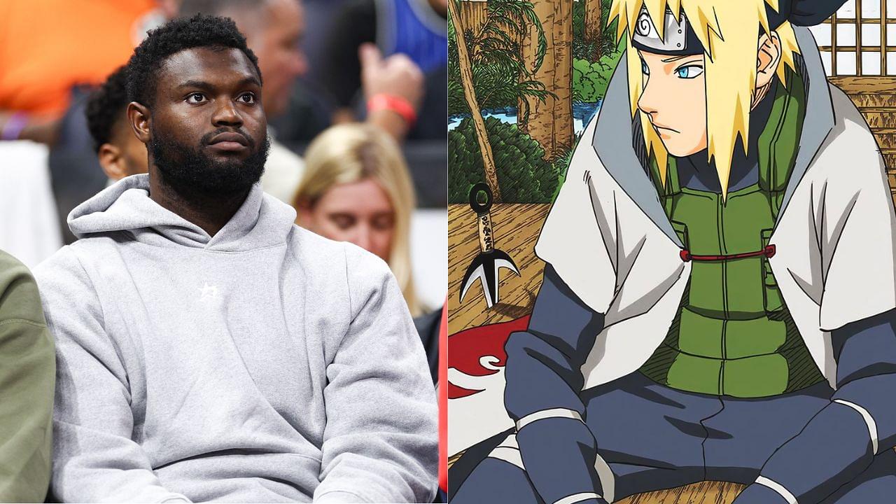 Zion Williamson (L) and Minato Namikaze from Naruto (R)