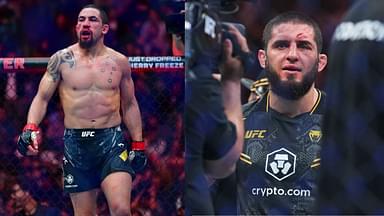 Robert Whittaker (L), Islam Makhachev (R)