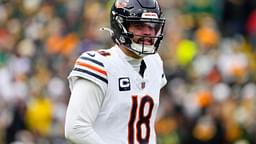 Chicago Bears quarterback Caleb Williams (18) during the game against the Chicago Bears at Lambeau Field.