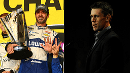 Jimmie Johnson (L) and Carl Edwards (R). Image Credits: Imagn.