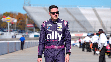 NASCAR Cup Series driver Alex Bowman (48) during cup qualifying at Martinsville Speedway.