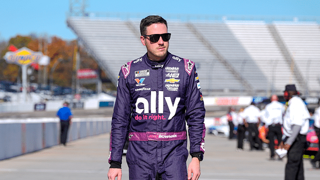 NASCAR Cup Series driver Alex Bowman (48) during cup qualifying at Martinsville Speedway.