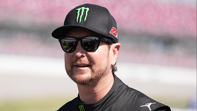 Apr 23, 2022; Talladega, Alabama, USA; NASCAR Cup Series driver Kurt Busch (45) walks down pit road during qualifying for the GEICO 500 at Talladega Superspeedway. Mandatory Credit: Jasen Vinlove-Imagn Images