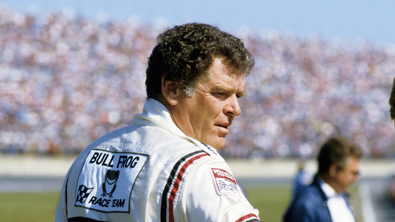 NASCAR Winston Cup driver Buddy Baker during the Daytona 500 at the Daytona International Speedway.