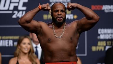 Daniel Cormier during weigh ins for UFC 241 at Anaheim Convention Center.