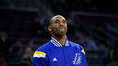 Los Angeles Lakers guard Kobe Bryant (24) warms up before the game against the Detroit Pistons at The Palace of Auburn Hills