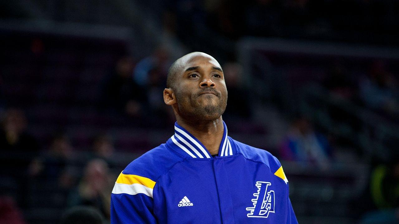 Los Angeles Lakers guard Kobe Bryant (24) warms up before the game against the Detroit Pistons at The Palace of Auburn Hills