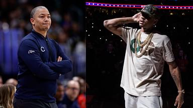 Tyronn Lue (L) and Allen Iverson (R)