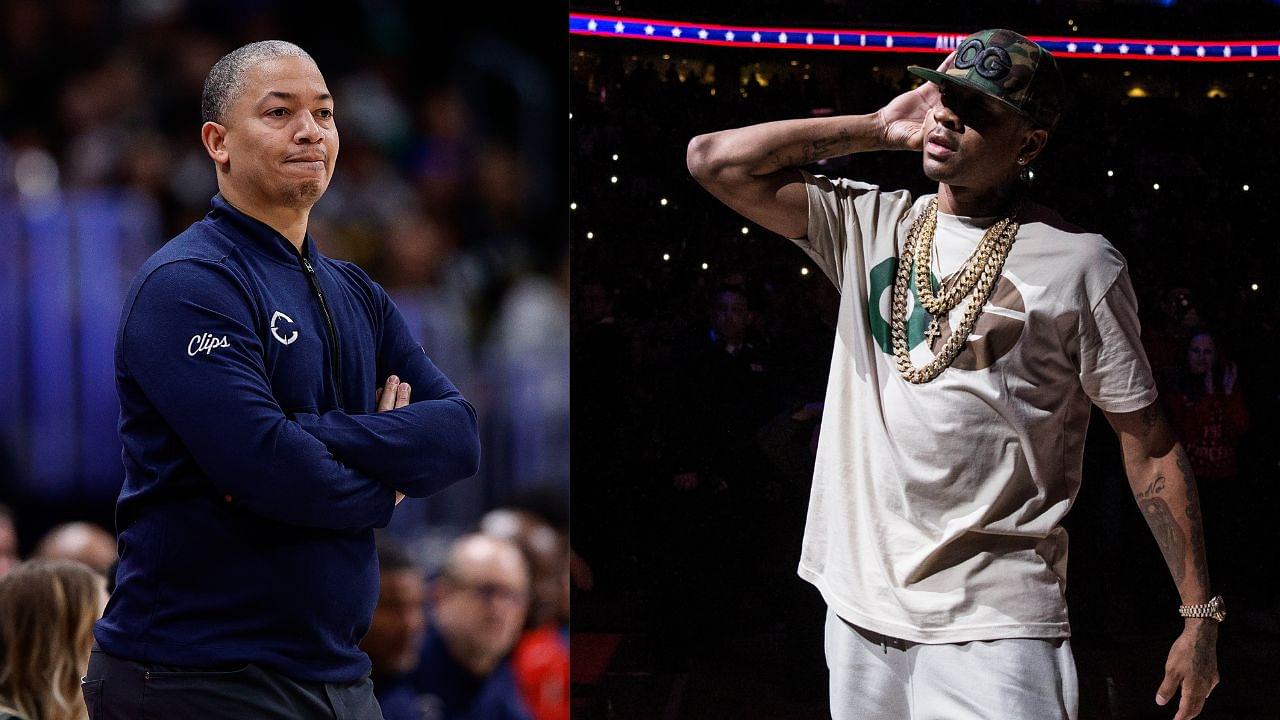 Tyronn Lue (L) and Allen Iverson (R)