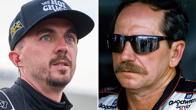 (L-R) Frankie Muniz and Dale Earnhardt