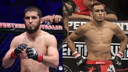 Islam Makhachev (L), Tony Ferguson (R)