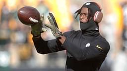 Pittsburgh Steelers wide receiver George Pickens (14) warms up before the game against the Green Bay Packers at Acrisure Stadium.