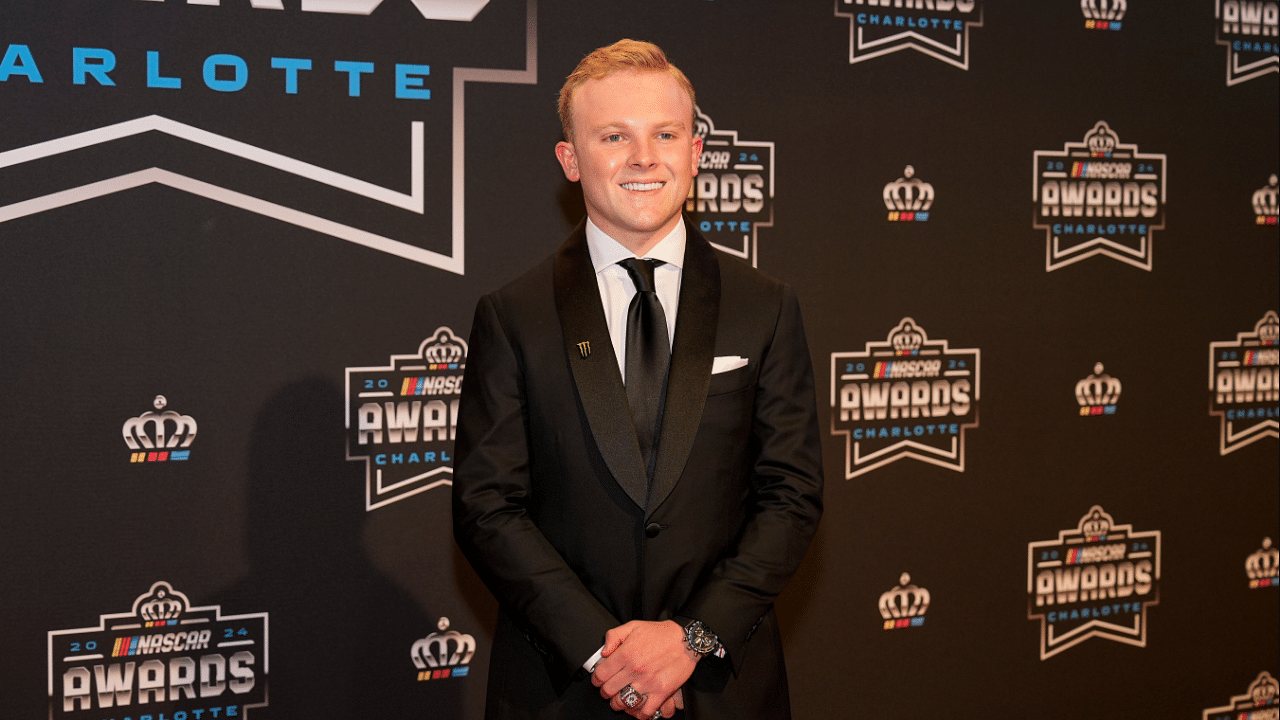 Ty Gibbs during the NASCAR Awards Banquet at Charlotte Convention Center.