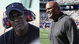 Michael Jordan(L) and Lawrence Taylor(R)