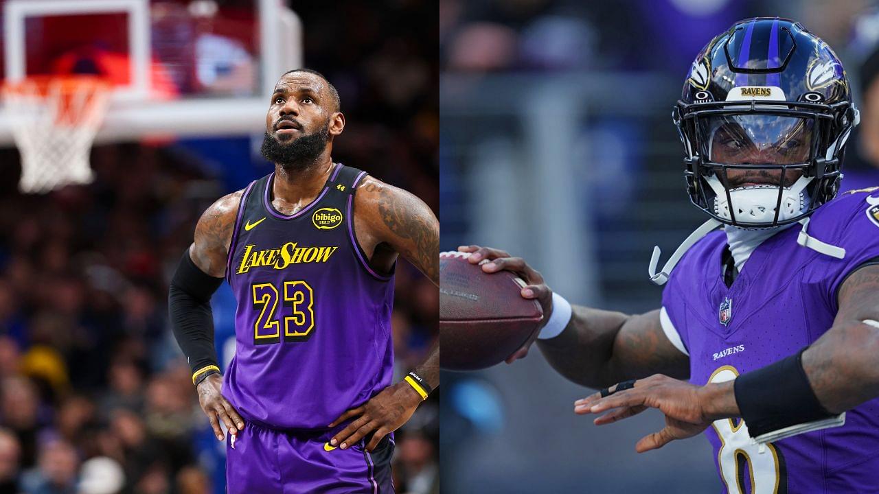 LeBron James and Lamar Jackson