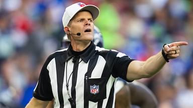 Dec 8, 2024; Glendale, Arizona, USA; NFL referee Clay Martin during the Arizona Cardinals game against the Seattle Seahawks at State Farm Stadium.