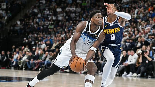 Anthony Edwards NBA: Denver Nuggets at Minnesota Timberwolves