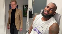 Skip Bayless (L) and LeBron James (R)