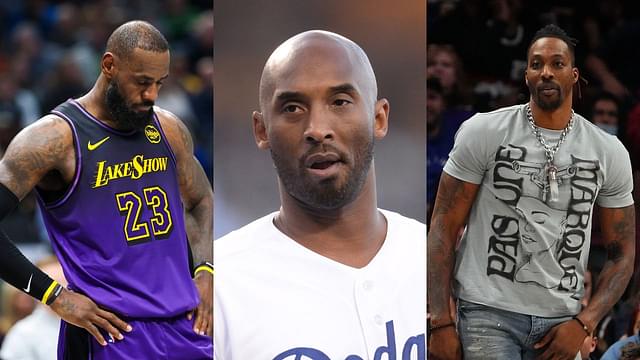 LeBron James(L), Kobe Bryant(Center), and Dwight Howard(R)