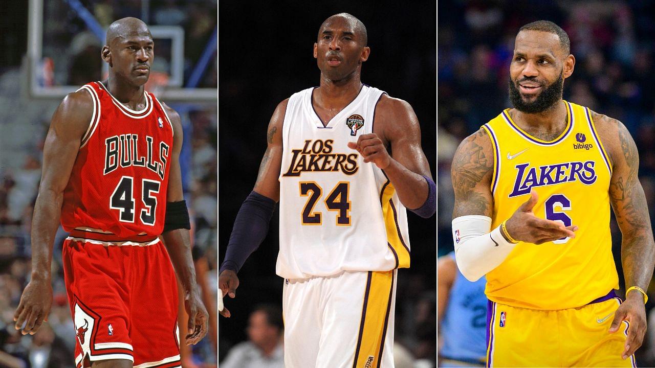 Michael Jordan, Kobe Bryant, LeBron James