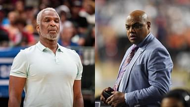 Charles Oakley (L) and Charles Barkley (R)