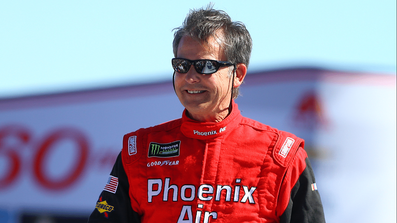 Feb 18, 2018; Daytona Beach, FL, USA; NASCAR driver Mark Thompson during the Daytona 500 at Daytona International Speedway. Mandatory Credit: Mark J. Rebilas-Imagn Images