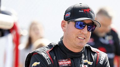 NASCAR Truck Series driver Kyle Busch (51) during Truck Series practice and qualifying at Kansas Speedway.