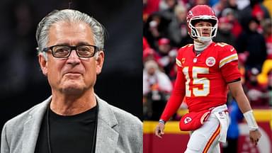 Mike Pereira and Patrick Mahomes