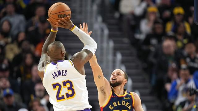 LeBron James NBA: Los Angeles Lakers at Golden State Warriors