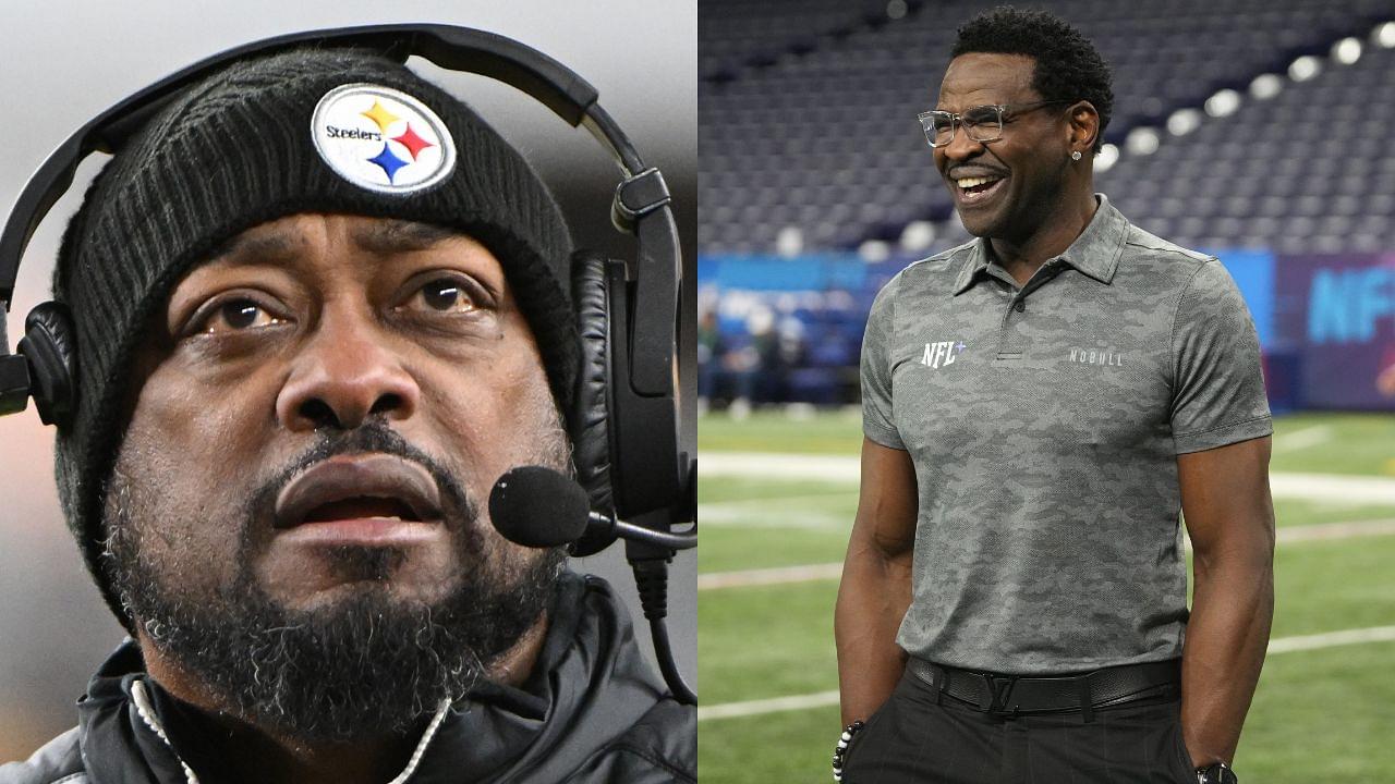 Mike Tomlin and Michael Irvin