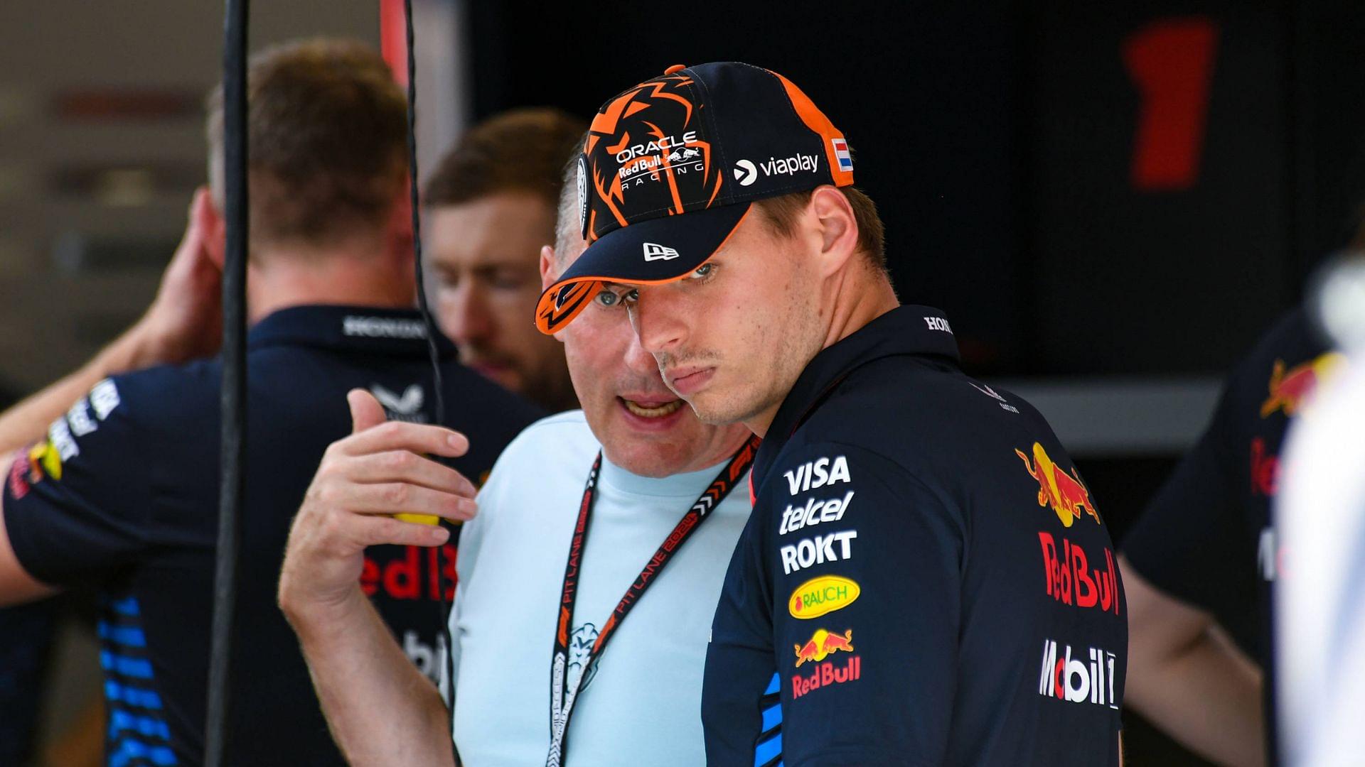 Formel 1 Budapest Ungarn, 20.07.2024 Max Verstappen 1, Oracle Red Bull Racing und Jos Verstappen; Formel 1 Budapest Ungarn, 20.07.2024