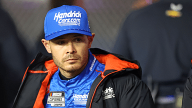 NASCAR Cup Series driver Kyle Larson (5) during qualifying for the Daytona 500 at Daytona International Speedway.