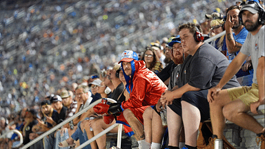 Sep 20, 2024; Bristol, Tennessee, USA; NASCAR Xfinity Series fans during the Food City 300 at Bristol Motor Speedway. Mandatory Credit: Randy Sartin-Imagn Images