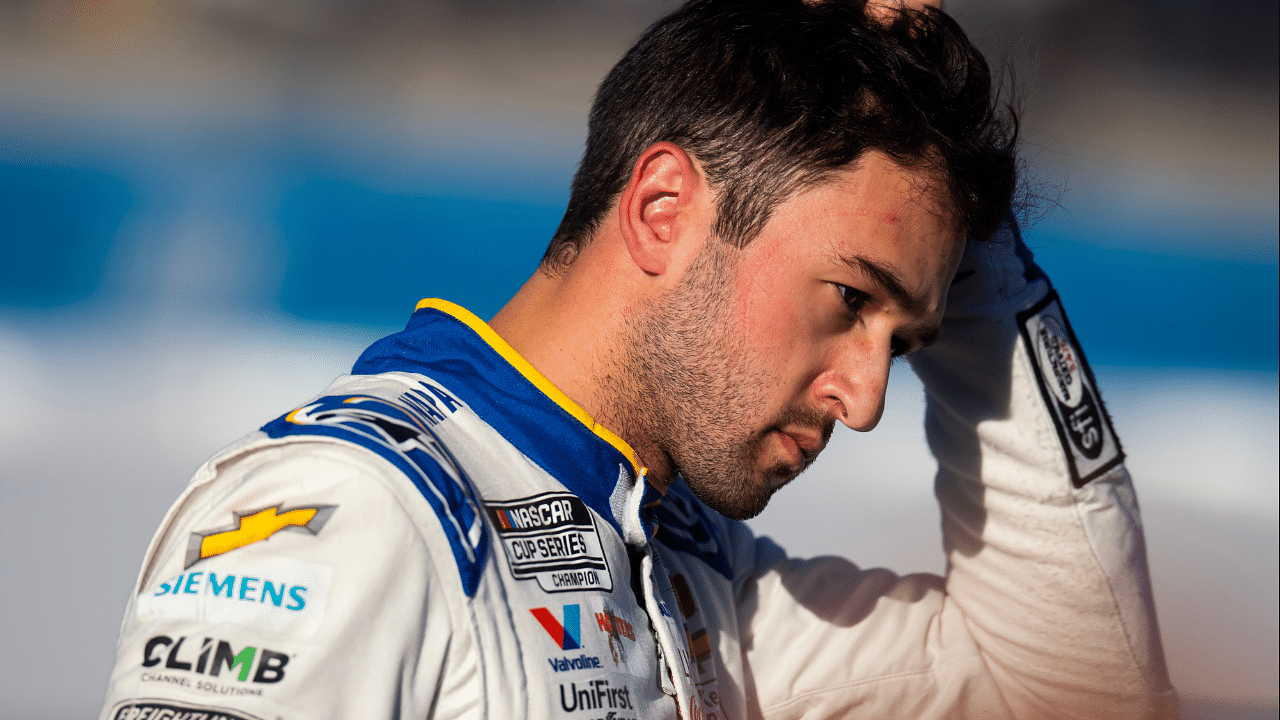 Nov 9, 2024; Avondale, Arizona, USA; NASCAR Cup Series driver Chase Elliott (9) during qualifying for the Championship race at Phoenix Raceway. Mandatory Credit: Mark J. Rebilas-Imagn Images