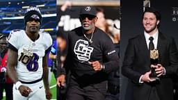 Lamar Jackson, Deion Sanders, Josh Allen