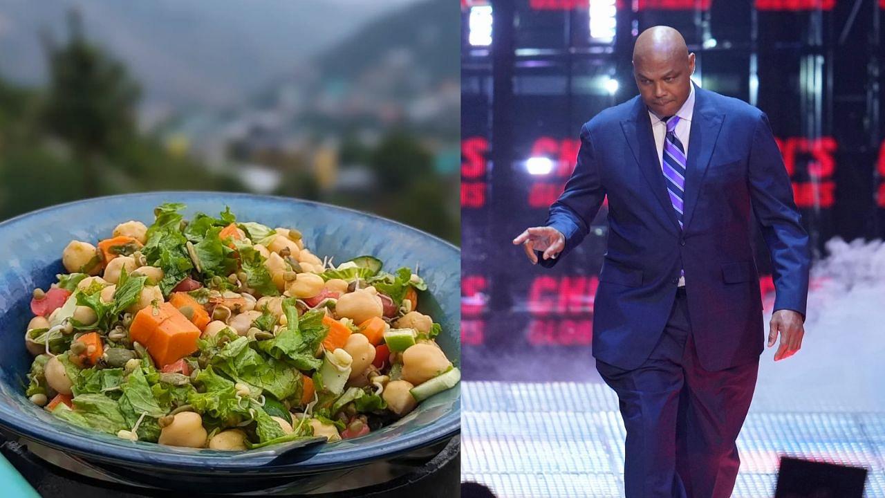 Barkley chooses a salad